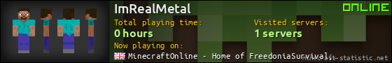 ImRealMetal userbar 560x90