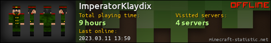 ImperatorKlaydix userbar 560x90