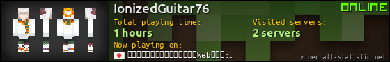 IonizedGuitar76 userbar 560x90