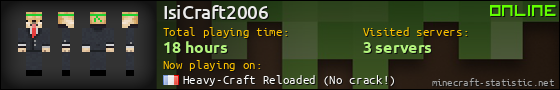 IsiCraft2006 userbar 560x90