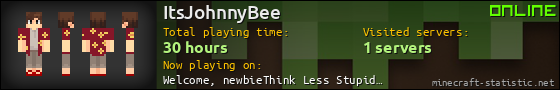 ItsJohnnyBee userbar 560x90