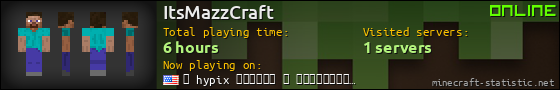 ItsMazzCraft userbar 560x90