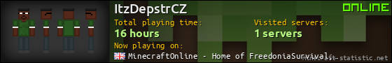 ItzDepstrCZ userbar 560x90