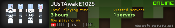 JUsTAwakE1025 userbar 560x90
