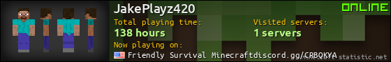 JakePlayz420 userbar 560x90