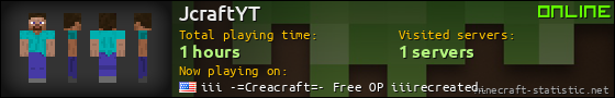 JcraftYT userbar 560x90