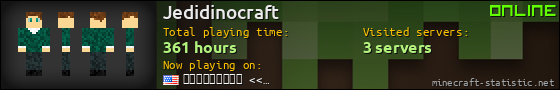 Jedidinocraft userbar 560x90