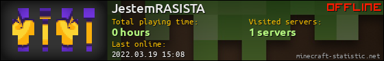 JestemRASISTA userbar 560x90