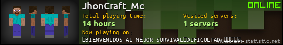 JhonCraft_Mc userbar 560x90