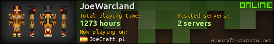 JoeWarcland userbar 560x90