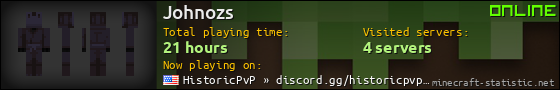 Johnozs userbar 560x90