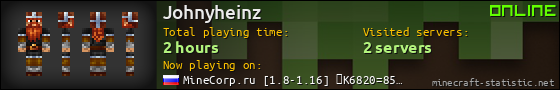 Johnyheinz userbar 560x90