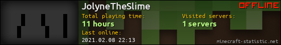 JolyneTheSlime userbar 560x90