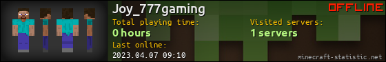 Joy_777gaming userbar 560x90