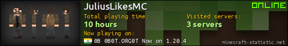 JuliusLikesMC userbar 560x90