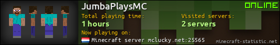 JumbaPlaysMC userbar 560x90