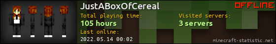 JustABoxOfCereal userbar 560x90