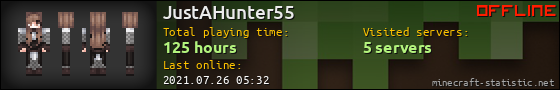 JustAHunter55 userbar 560x90