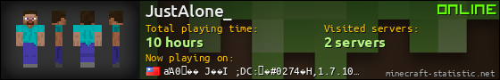 JustAlone_ userbar 560x90