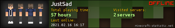 JustSad userbar 560x90