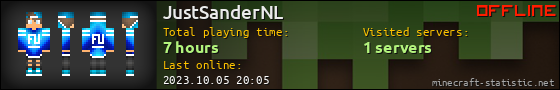 JustSanderNL userbar 560x90