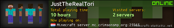 JustTheRealTori userbar 560x90