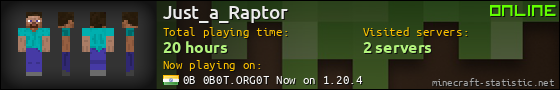 Just_a_Raptor userbar 560x90