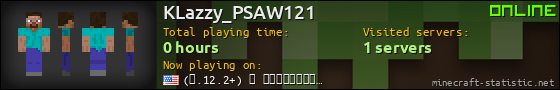 KLazzy_PSAW121 userbar 560x90