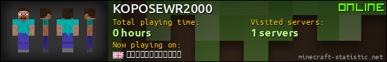 KOPOSEWR2000 userbar 560x90