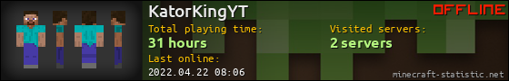 KatorKingYT userbar 560x90