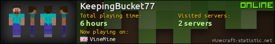 KeepingBucket77 userbar 560x90