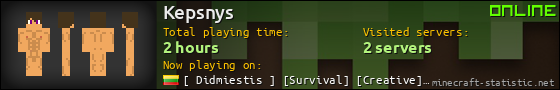 Kepsnys userbar 560x90