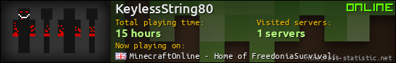 KeylessString80 userbar 560x90