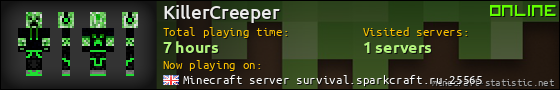 KillerCreeper userbar 560x90