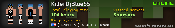KillerDjBlue55 userbar 560x90