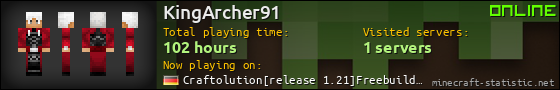 KingArcher91 userbar 560x90