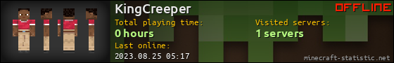 KingCreeper userbar 560x90