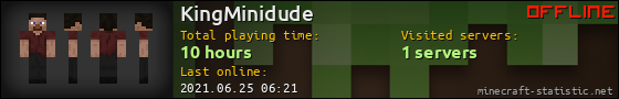 KingMinidude userbar 560x90