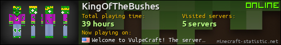 KingOfTheBushes userbar 560x90