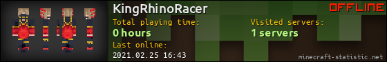 KingRhinoRacer userbar 560x90