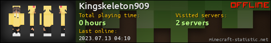 Kingskeleton909 userbar 560x90