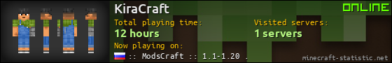 KiraCraft userbar 560x90