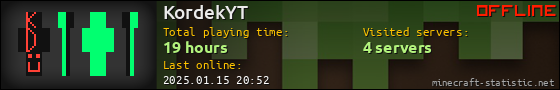 KordekYT userbar 560x90