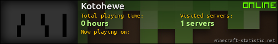 Kotohewe userbar 560x90