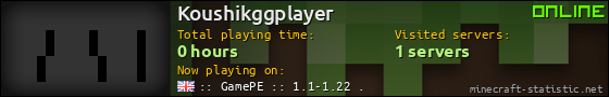 Koushikggplayer userbar 560x90