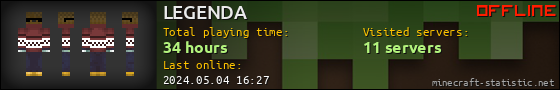 LEGENDA userbar 560x90