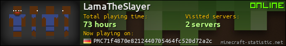 LamaTheSlayer userbar 560x90