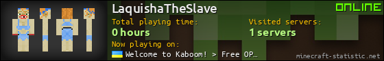 LaquishaTheSlave userbar 560x90