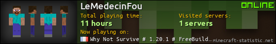 LeMedecinFou userbar 560x90