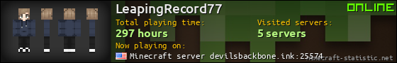 LeapingRecord77 userbar 560x90